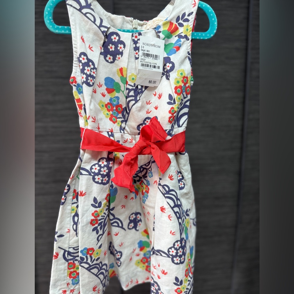 Mini Boden Spring Dress Size 2-3